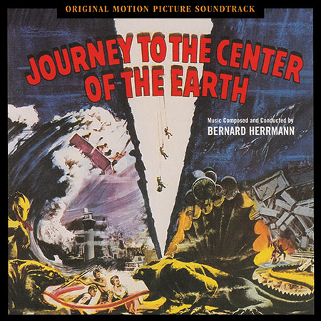 Обложка к альбому - Путешествие к центру Земли / Journey to the Center of the Earth (1959)