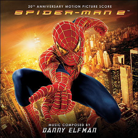 Обложка к альбому - Человек-паук 2 / Spider-Man 2 (20th Anniversary Motion Picture Score)