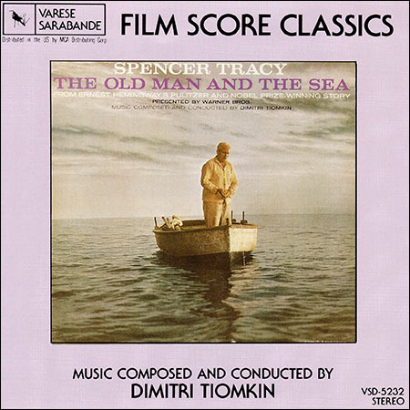 Обложка к альбому - Старик и море / The Old Man and the Sea (by Dimitri Tiomkin) (Varèse Sarabande)